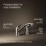 Jolt 1-Handle Swing Spout Kitchen Faucet with Spray (Stainless Steel), K-30614-VS