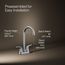 Jolt 2-Handle Gooseneck Spout Bar Faucet (Polished Chrome), K-30617-CP