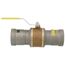 2" MegaPressG Bronze Ball Valve w/ Carbon Steel Press Ends