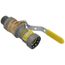 3/4" Press x MNPT MegaPressG Bronze Ball Valve w/ Carbon Steel