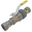 3/4" Press x Press Union MegaPressG Bronze Ball Valve w/ Carbon Steel
