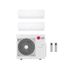 30,000 BTU, R-32, 20 SEER2 Ductless Two Zone Heat Pump Package (9+18)