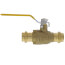 1/2" Full Port Press Ball Valve w/ Drain (Lead Free)