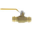 3/4" Full Port Press Ball Valve w/ Drain (Lead Free)