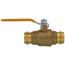 1-1/4" Press Full Port Brass Ball Valve