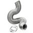4" x 8 Ft. UL 2158A Flexible Semi-Rigid Clothes Dryer Transition Aluminum Duct Kit w/ Clamps