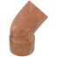 2" FTG x Copper 45° Street Elbow