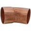 3" FTG x Copper 45° Street Elbow