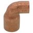 3/4" x 1/2" Copper 90° Elbow