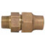 2" Flare x MNPT Coupling - T-4100NL (No Lead Bronze)
