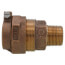 1" PE Pipe (Pack Joint) x MNPT Coupling - T-4320NL (No Lead Bronze)
