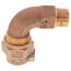 3/4" Pack Joint (CTS) x MNPT 1/4 Bend - T-4410NL (No Lead Bronze)