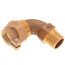 1" Pack Joint (CTS) x MNPT 1/4 Bend - T-4410NL (No Lead Bronze)