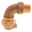 1" Pack Joint (CTS) x MNPT 1/4 Bend - T-4410NL (No Lead Bronze)