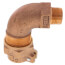 1" x 3/4" Pack Joint (CTS) x MNPT 1/4 Bend - T-4410NL (No Lead Bronze)