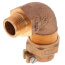 1" x 3/4" Pack Joint (CTS) x MNPT 1/4 Bend - T-4410NL (No Lead Bronze)