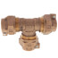1" Pack Joint (CTS) Tee - T-4441NL (No Lead Bronze)