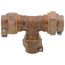 1" x 3/4" Pack Joint Tee (CTS) - T-4441NL (No Lead Bronze)