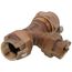 1" x 3/4" Pack Joint Tee (CTS) - T-4441NL (No Lead Bronze)