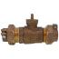 1-1/4" Pack Joint (CTS) x Pack Joint (CTS) Curb Stop - T-5300NL (No Lead Bronze)