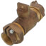 1-1/4" Pack Joint (CTS) x Pack Joint (CTS) Curb Stop - T-5300NL (No Lead Bronze)