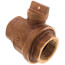 2" FNPT x FNPT Curb Stop - T-5500NL (No Lead Bronze)