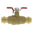 1/2" T-Handle Full Port Press Ball Valve