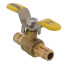1/2" Expansion PEX Full Port Forged Brass Ball Valve w/ Wing T-Handle (Lead Free)