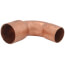 1" x 3/4" Copper 90° Long Turn Elbow