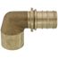 3/4" EVERLOC+ Compression x Copper Female 90-Degree Elbow (Lead Free)