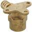 1/2" EVERLOC+ x 1/2" NPT Brass Female Drop Ear Elbow (Lead Free)