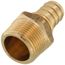 3/4" EVERLOC+ x 1" NPT Brass Male Adapter (Lead Free)