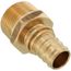 3/4" EVERLOC+ x 1" NPT Brass Male Adapter (Lead Free)