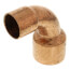 1-1/2" x 1" Copper 90° Long Turn Elbow