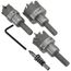 4-Piece Carbide Hole Cutter Kit