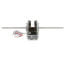 5" 3-Speed Double Shaft Fan/Blower Motor (208-230V, 1050 RPM, 1/15, 1/25, 1/40 HP)