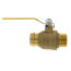 1-1/2" Press X 1-1/2" MIP Full Port Ball Valve (Lead Free)