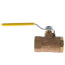 3/4" FNPT Regular Port Manual Bronze Ball Valve