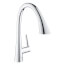 Zedra Single-Handle Pull-Down Kitchen Faucet Triple Spray 1.75 GPM (StarLight Chrome)
