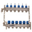 6 Loop 1-1/4" Stainless Steel Manifold (Fully Assembled)