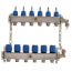 6 Loop 1-1/4" Stainless Steel Manifold (Fully Assembled)