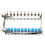 10 Loop 1-1/4" Stainless Steel Manifold w/ Flowmeter & Ball Valve (Fully Assembled)