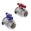 Manifold Ball Valve w/ Thermometer, Straight (Box of 2)