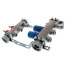 2 Loop 1-1/4" Stainless Steel Manifold w/ Flowmeter & Ball Valve (Fully Assembled)