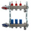3 Loop 1-1/4" Stainless Steel Manifold w/ Flowmeter & Ball Valve (Fully Assembled)