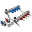 4 Loop 1-1/4" Stainless Steel Manifold w/ Flowmeter & Ball Valve (Fully Assembled)