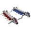 5 Loop 1-1/4" Stainless Steel Manifold w/ Flowmeter & Ball Valve (Fully Assembled)