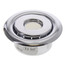 1/2" NPT, 2 Piece Recessed Chrome Escutcheon (3/4" Adj. x 2-7/8" Diameter)
