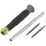 4-in-1 Electronics Screwdriver with Rotating Cap, Phillips, Slotted Bits