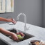 Concetto Single-Handle Pull-Down Kitchen Faucet Dual Spray 1.75 GPM (StarLight Chrome), 32665003